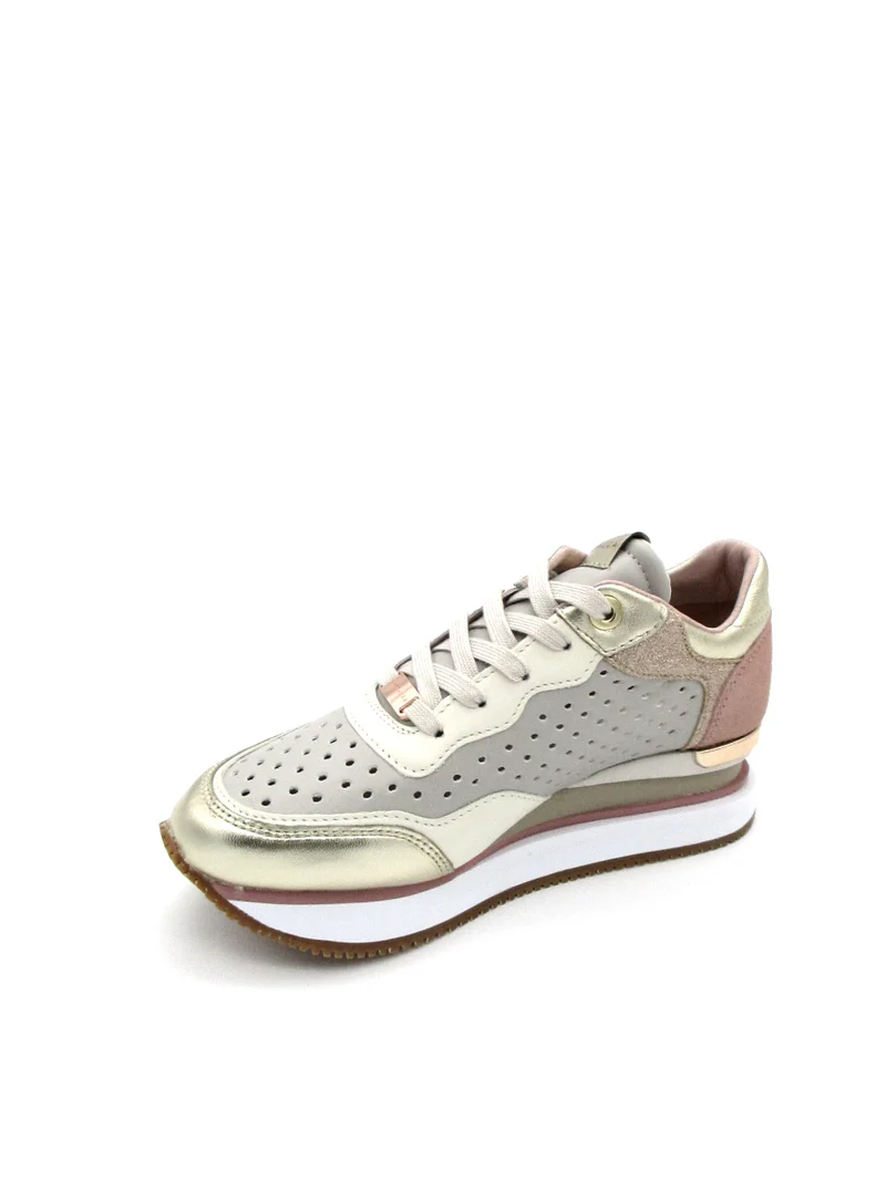 SCARPE SNEAKERS DONNA APEPAZZA SPORT MARIE S2MIDHIGH07 PELLE GRIGIO ORIGINALE PE