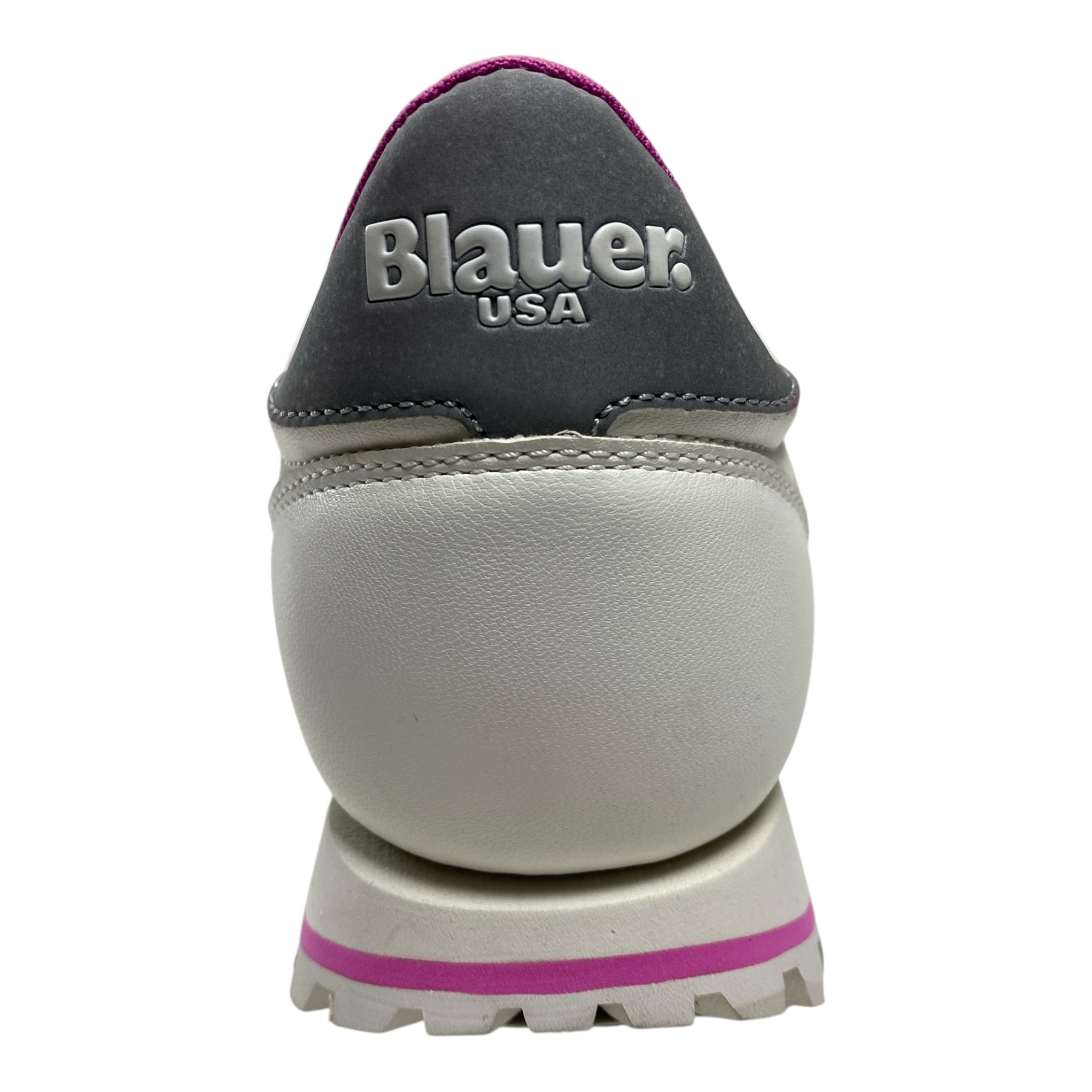 SCARPE SNEAKERS DONNA BLAUER S4MILLEN01 MILLEN01 ECO PELLE BIANCO ORIGINALE PE