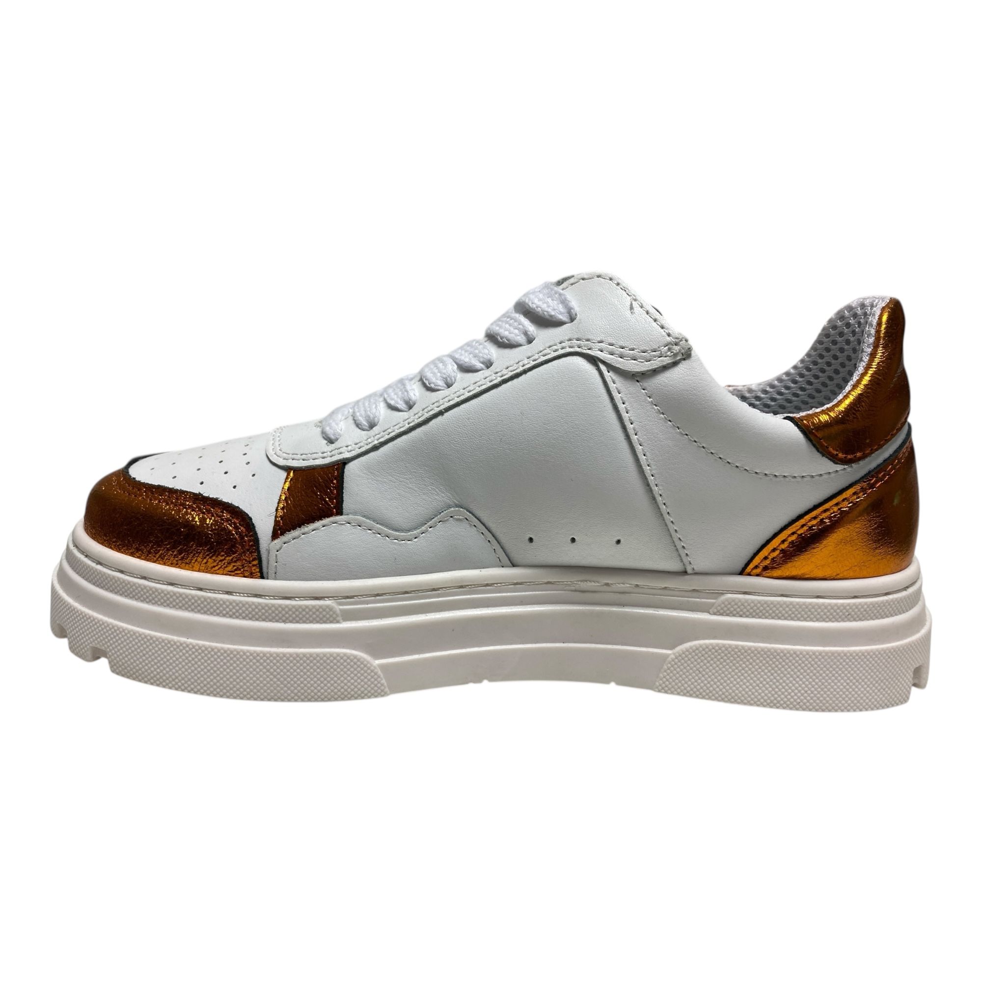 SCARPE SNEAKERS DONNA PATRIZIA PEPE 2Z0008 PELLE BIANCO ORIGINALE PE