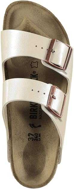 SCARPE SANDALI DONNA BIRKENSTOCK ARIZONA BS 1009921 PELLE PERLA ORIGINAL PE 2025