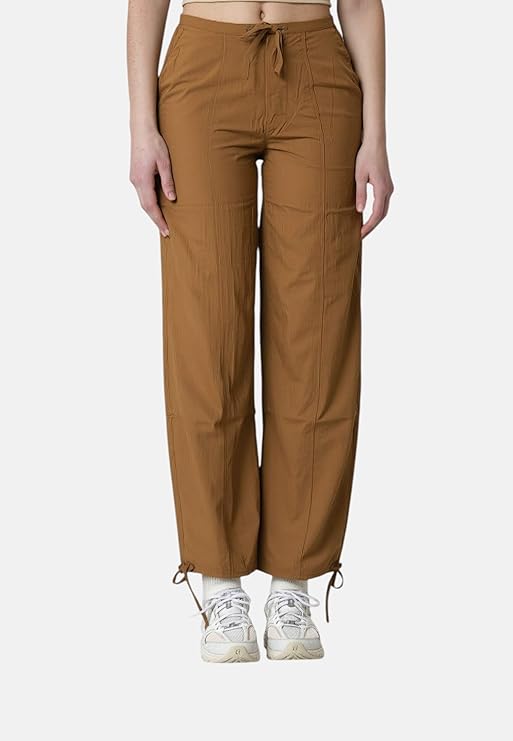 PANTALONE CARGO DONNA CALVIN KLEIN JEANS J20J225338 MARRONE ORIGINALE PE 2025