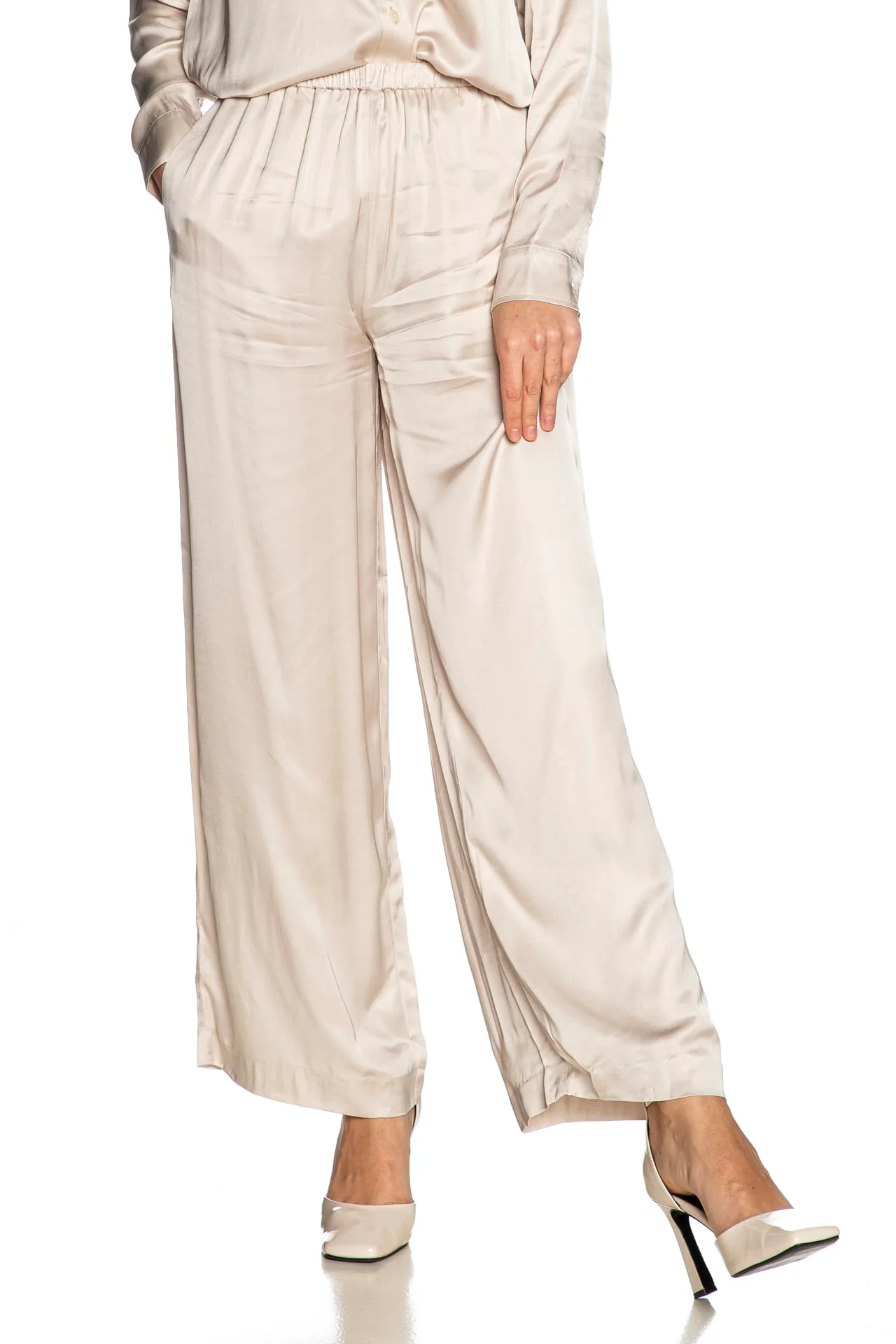 PANTALONE PANTALONI DONNA CALVIN KLEIN JEANS J30J326765 BEIG