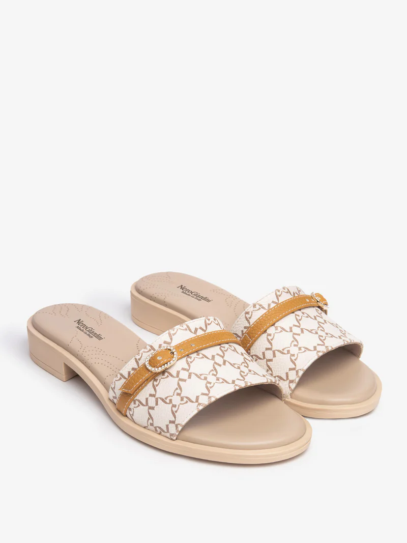 SCARPE CIABATTE SANDALI DONNA NERO GIARDINI E513424D 41