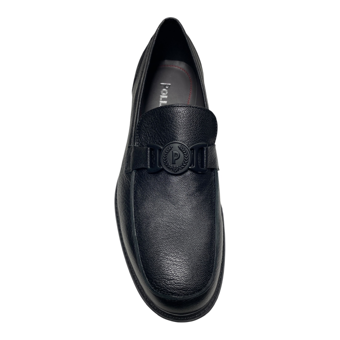 SCARPE MOCASSINO UOMO POLLINI JACKAL SB1028XX0H99999A PELLE NERO ORIGINALE AI