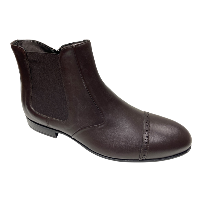 SCARPE STIVALETTI UOMO POLLINI SB2107XX1I99999A PELLE MORO ORIGINALE AI