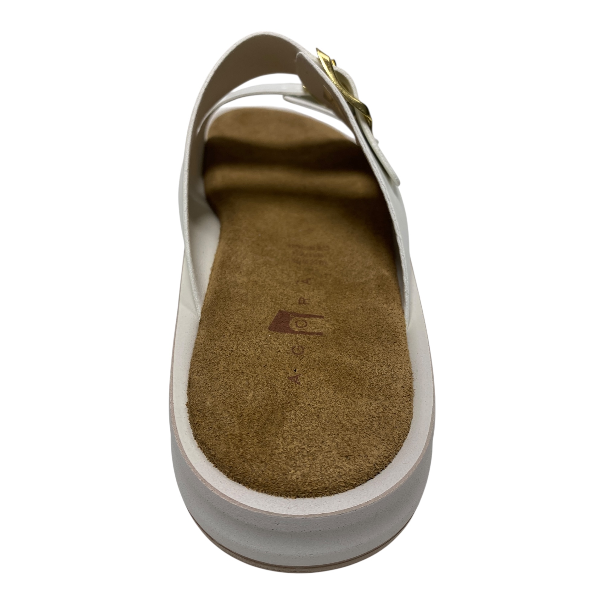 SCARPE CIABATTE SANDALI DONNA AGORA BD 00 524 BIANCO ORIGINALE PE 2025