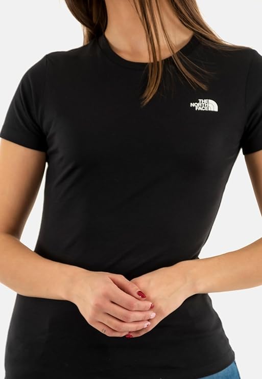 T SHIRT MAGLIA DONNA THE NORTH FACE SS TEE NF0A87NHJK3 NERO ORIGINALE PE 2025
