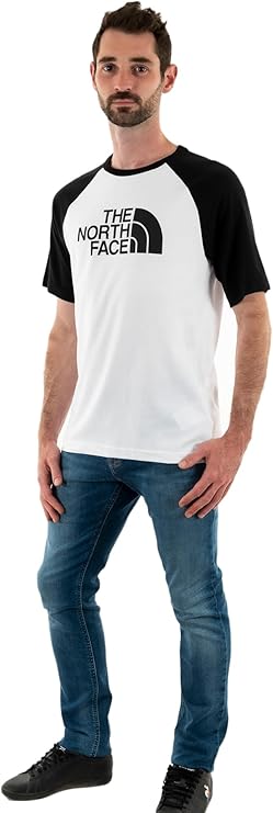 T SHIRT MAGLIA UOMO THE NORTH FACE RAGLAN NF0A87N7FN41L BIANCO ORIGINALE PE 2025