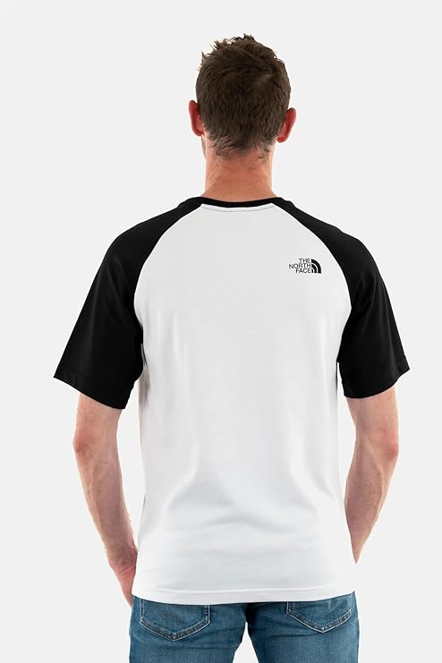 T SHIRT MAGLIA UOMO THE NORTH FACE RAGLAN NF0A87N7FN41L BIANCO ORIGINALE PE 2025