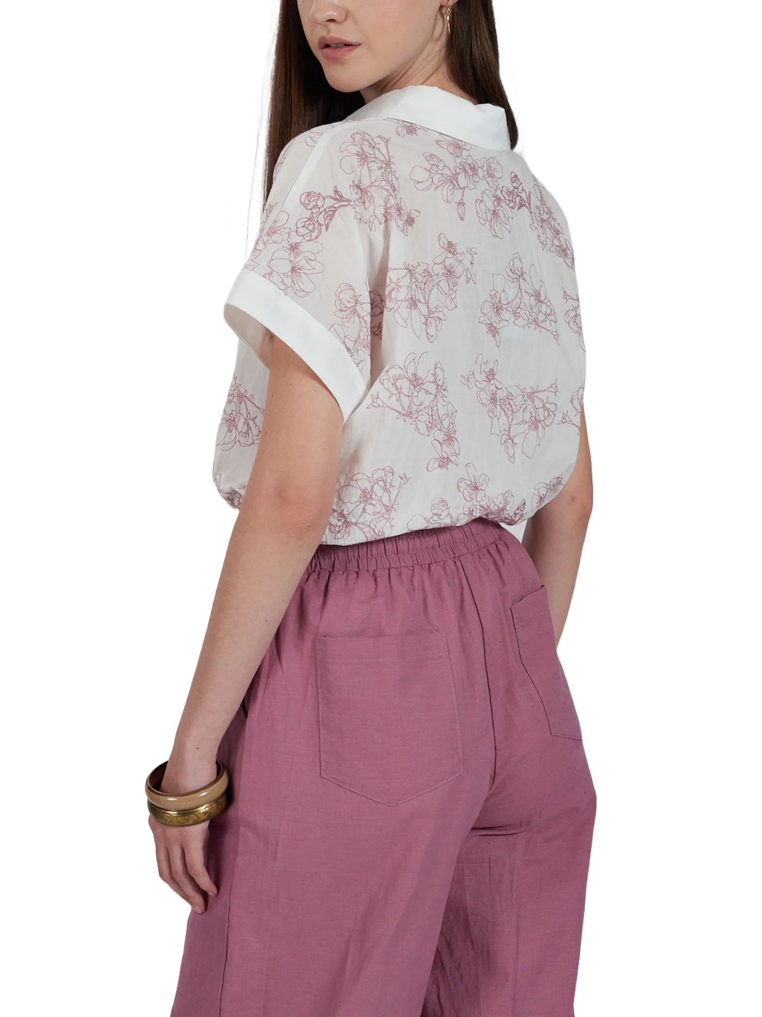 CAMICIA CAMICIE DONNA YES ZEE C206 EK00 COTONE BIANCO ORIGINALE PE 2025