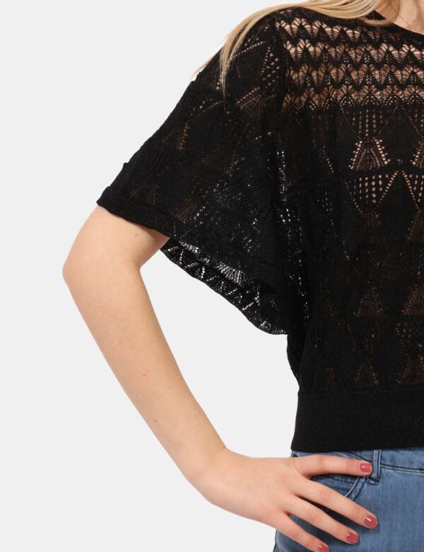 T SHIRT MAGLIA MAGLIE DONNA YES ZEE M228 IG00 NERO ORIGINALE PE 2025