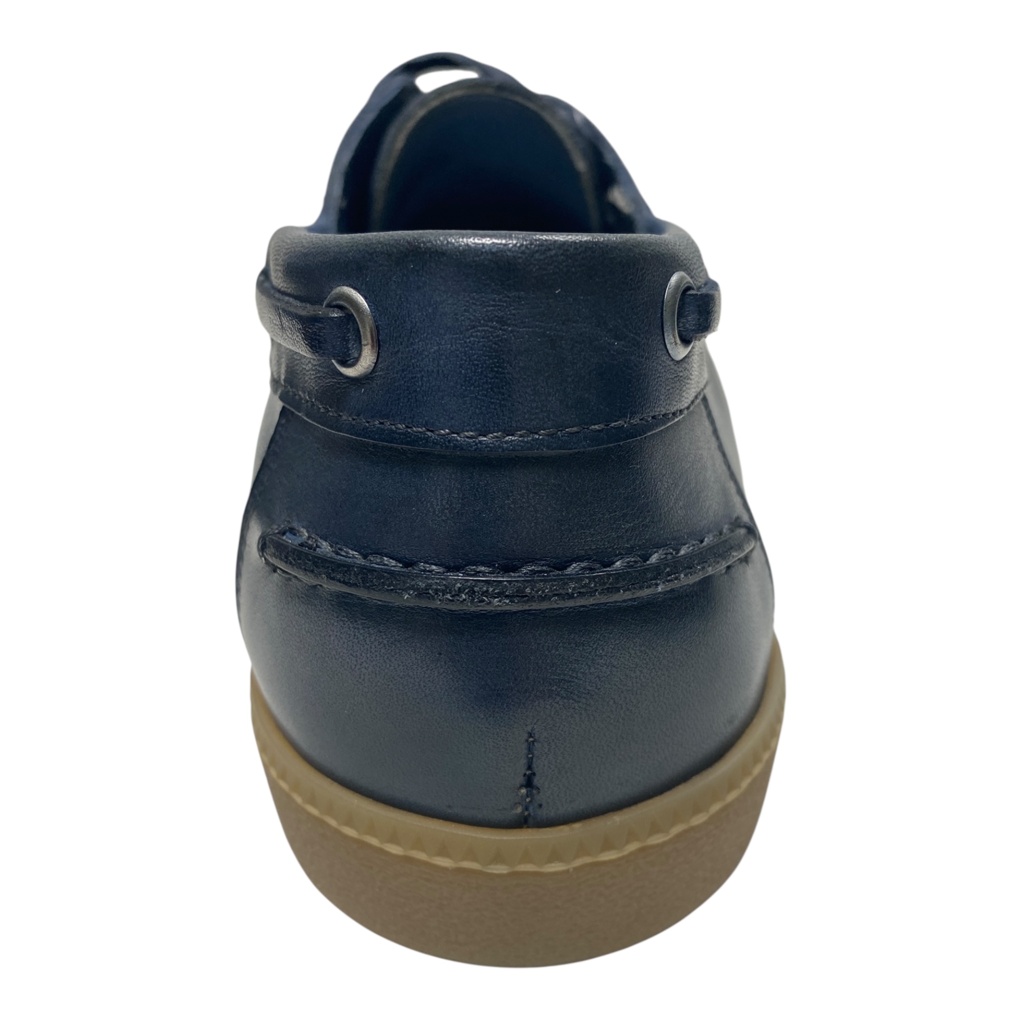 SCARPE MOCASSINO UOMO BRECOS TENNIS 12370 M 35717 PELLE BLU ORIGINALE PE