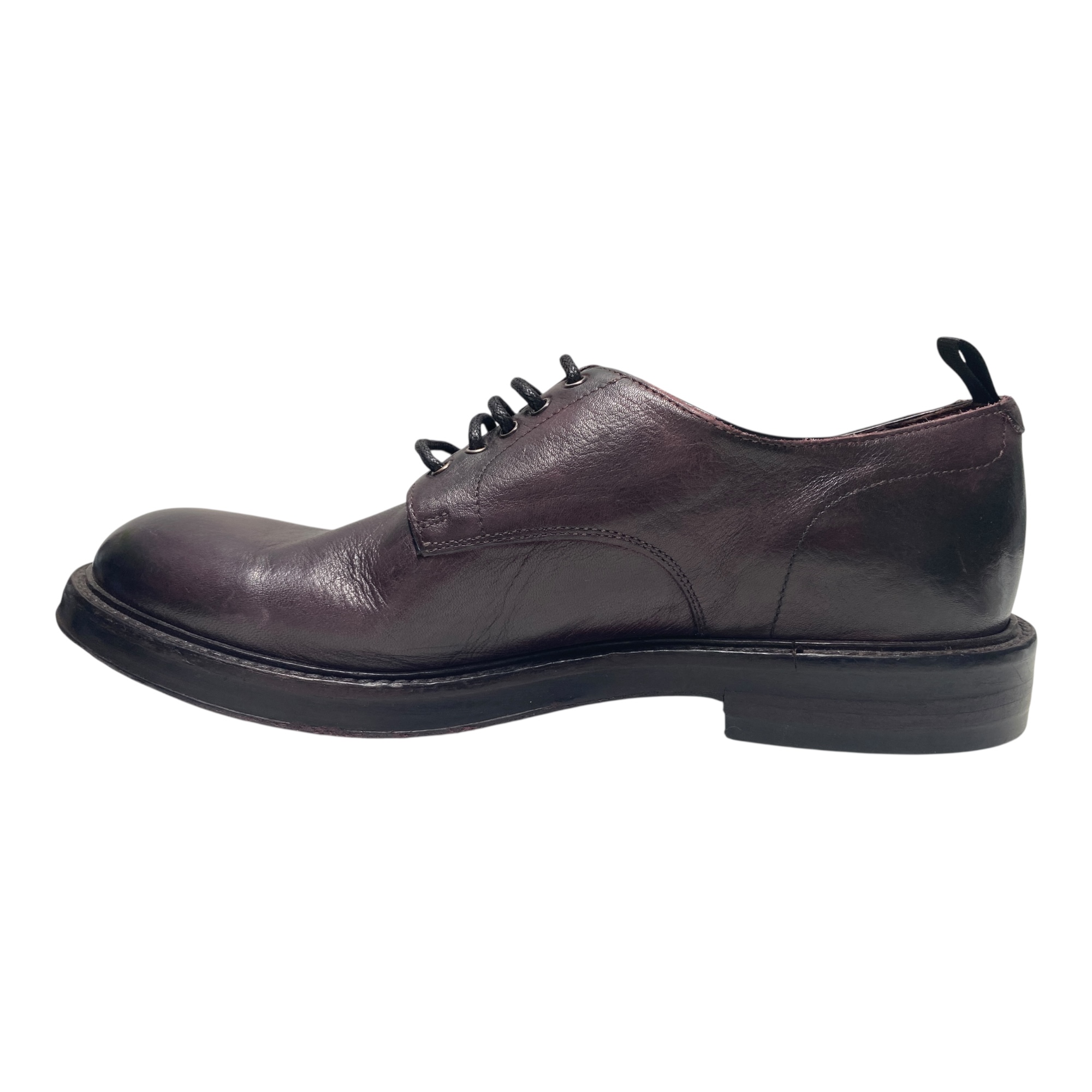 SCARPE DERBY CASUAL UOMO BRECOS CAM90A PELLE BORDO ORIGINALE AI