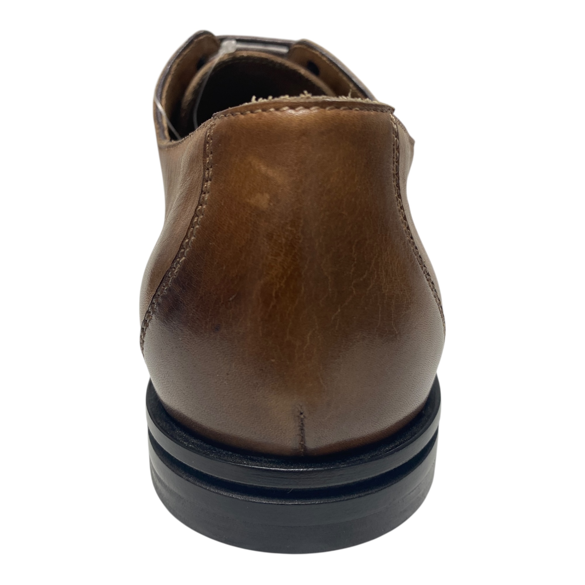 SCARPE DERBY CASUAL UOMO BRECOS 11956 PELLE BEIGE ORIGINALE PE