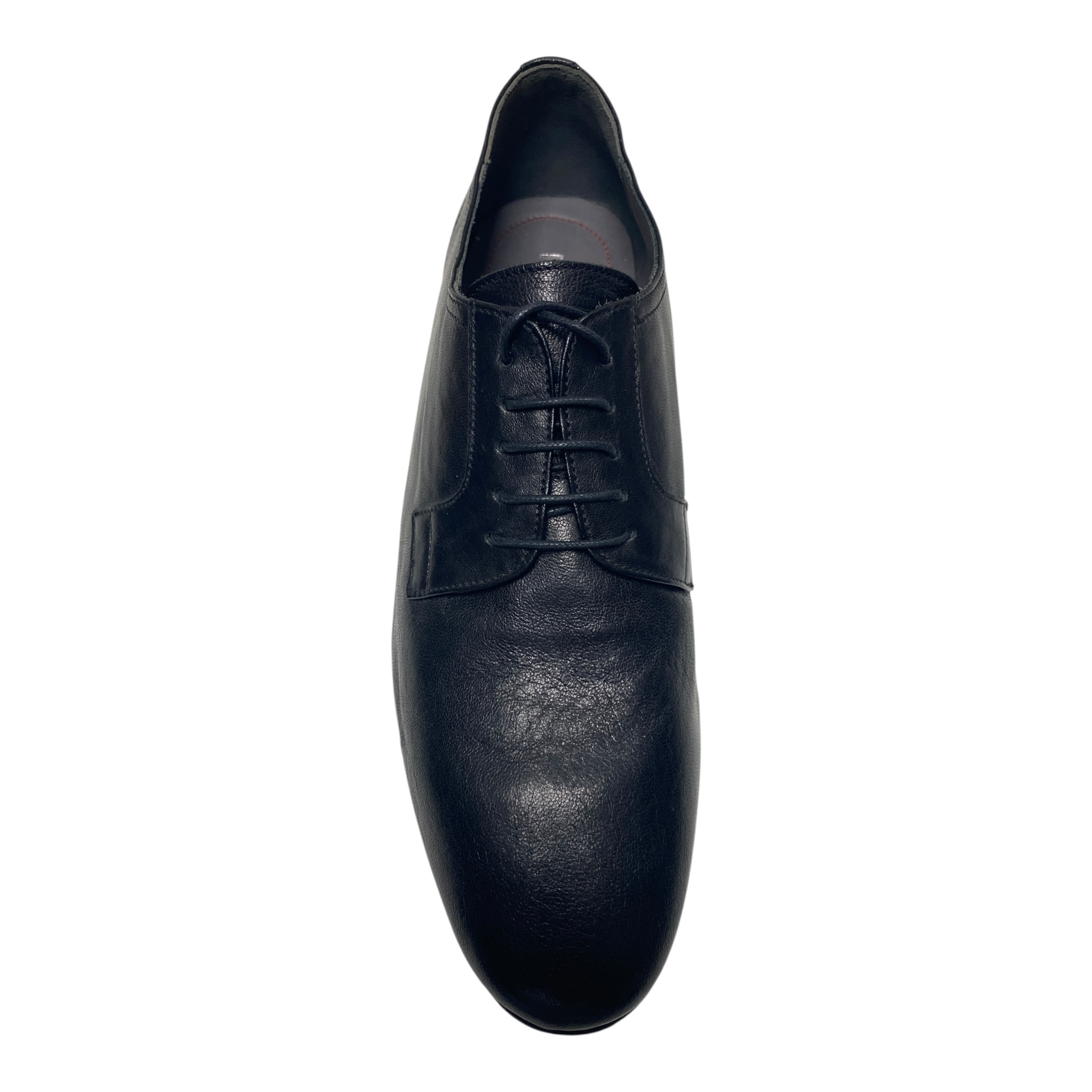 SCARPE DERBY CERIMONIA UOMO POLLINI SB10152C0EUJ0000 PELLE NERO ORIGINALE PE