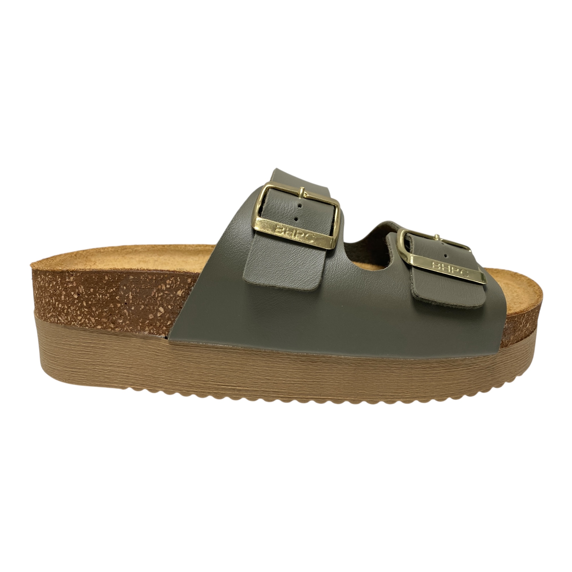 SCARPE SANDALI CIABATTE DONNA BEVERLY HILLS CRISTAL 501 VERDE ORIGINALE PE 2025