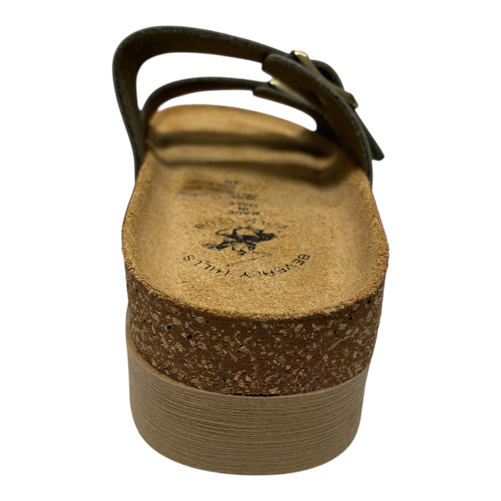 SCARPE SANDALI CIABATTE DONNA BEVERLY HILLS CRISTAL 501 VERDE ORIGINALE PE 2025