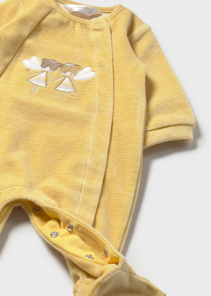 PIGIAMA PAGLIACCETTO TUTINA NEONATA MAYORAL 2704 02704 GIALLO ORIGINALE AI 2026