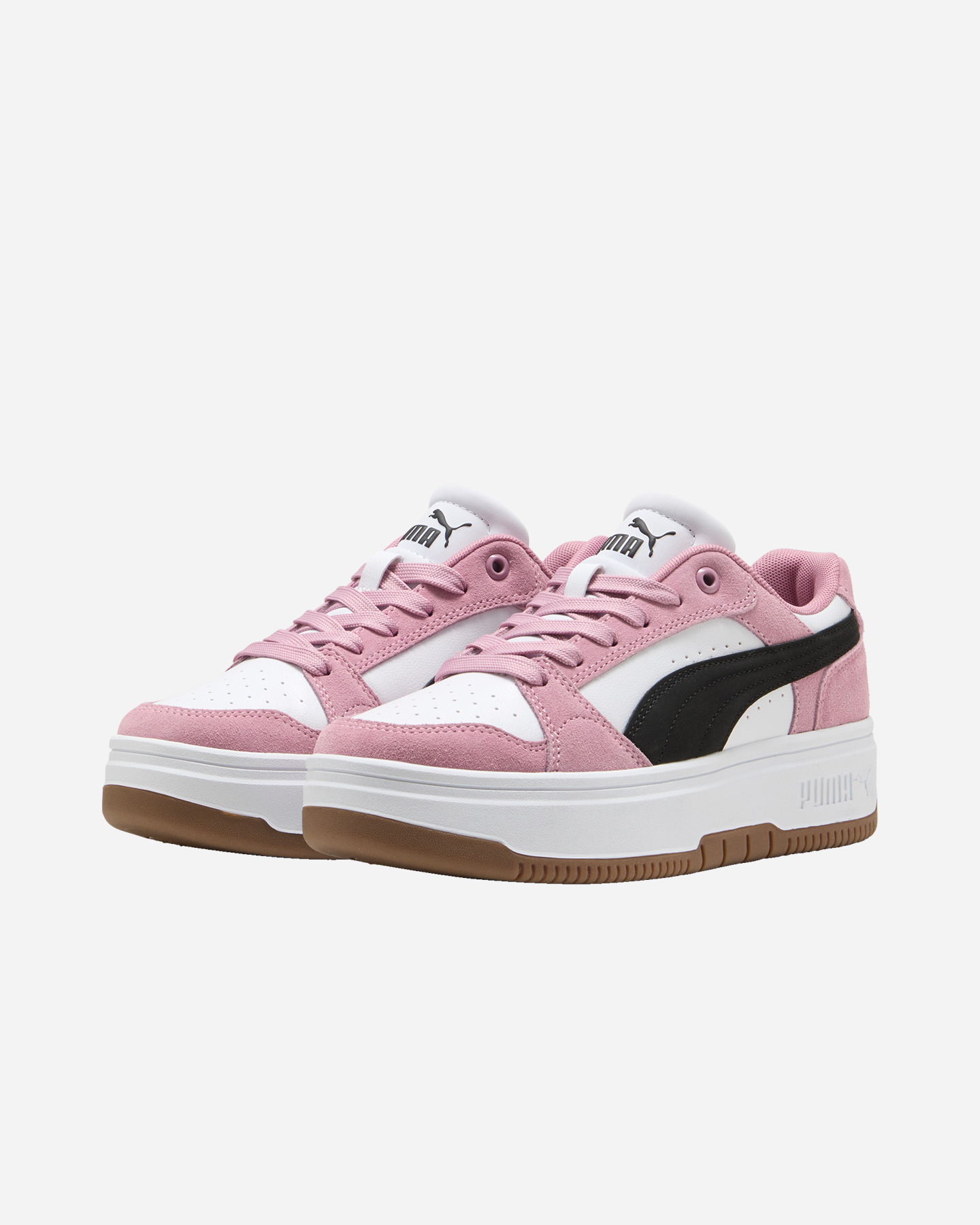 SCARPE SNEAKERS DONNA PUMA REBOUND 402593 02 PELLE ROSA ORIGINALE AI 2026
