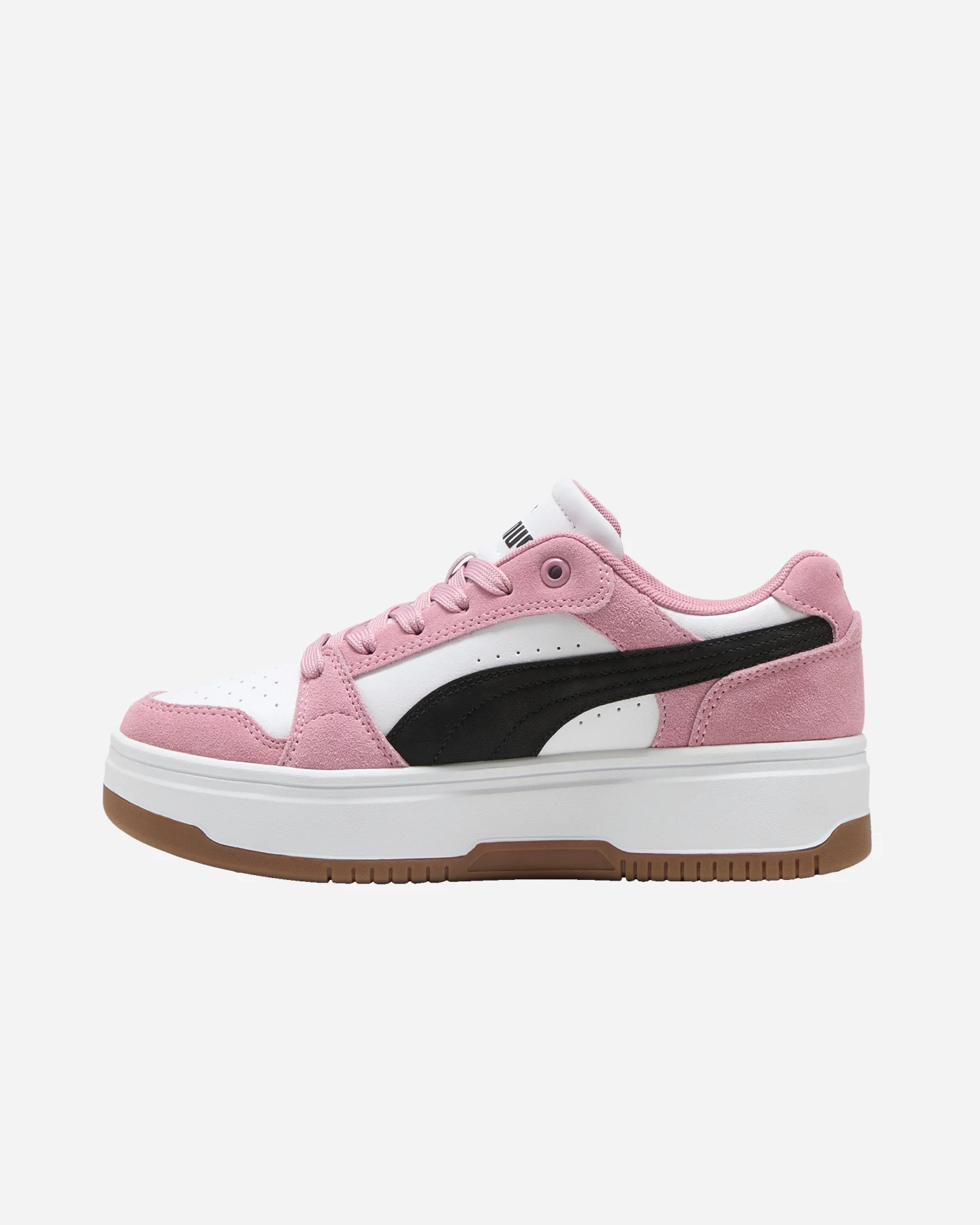 SCARPE SNEAKERS DONNA PUMA REBOUND 402593 02 PELLE ROSA ORIGINALE AI 2026