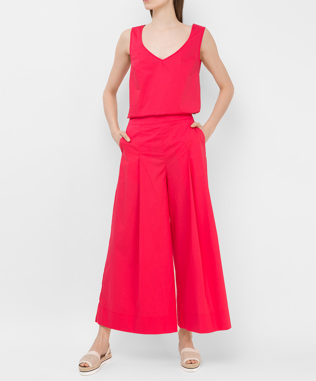 PANTALONE PANTALONI DONNA TWINSET ACTITUDE 211MT2096 FUCSIA ORIGINALE PE