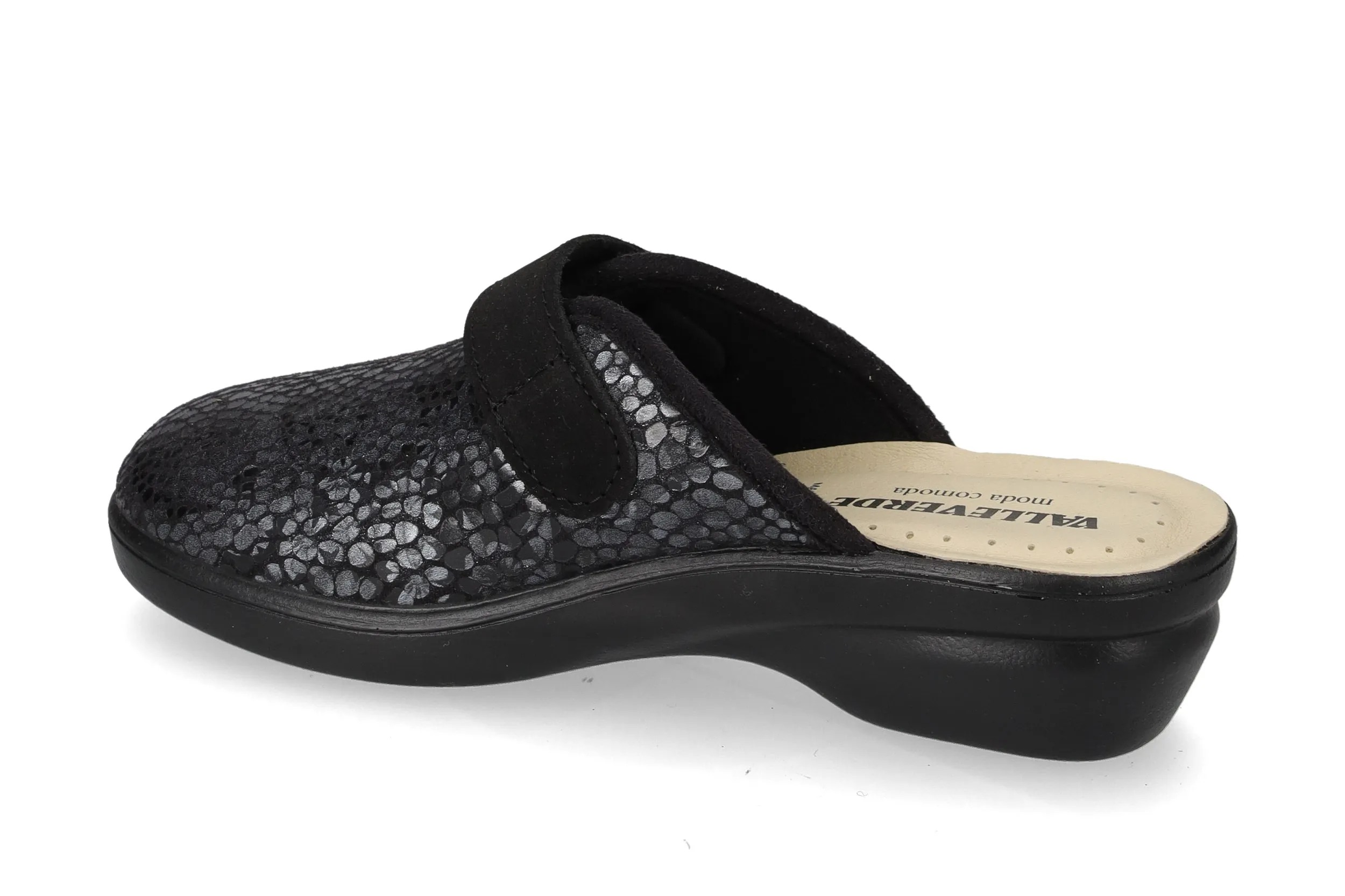 SCARPE PANTOFOLE CIABATTE DONNA VALLEVERDE 25234 NERO ORIGINALE AI 2026