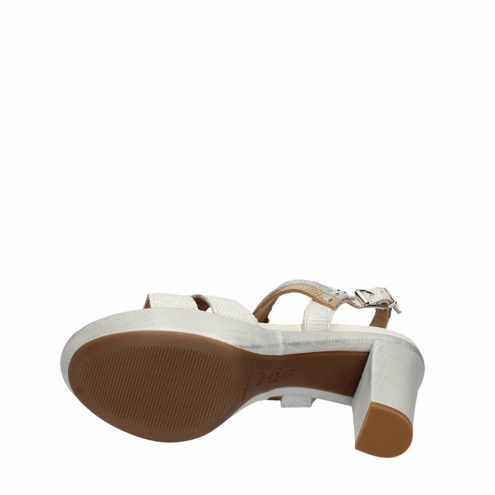 SCARPE SANDALO SANDALI TACCO DONNA IGI E CO IGIECO 78572 PELLE BIANCO ORIGINALPE