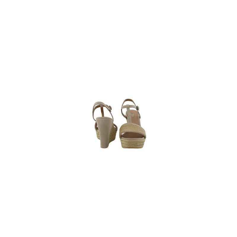 SCARPE SANDALO SANDALI ZEPPA DONNA UGG FITCHIE 1006844 PELLE BEIGE ORIGINALE PE