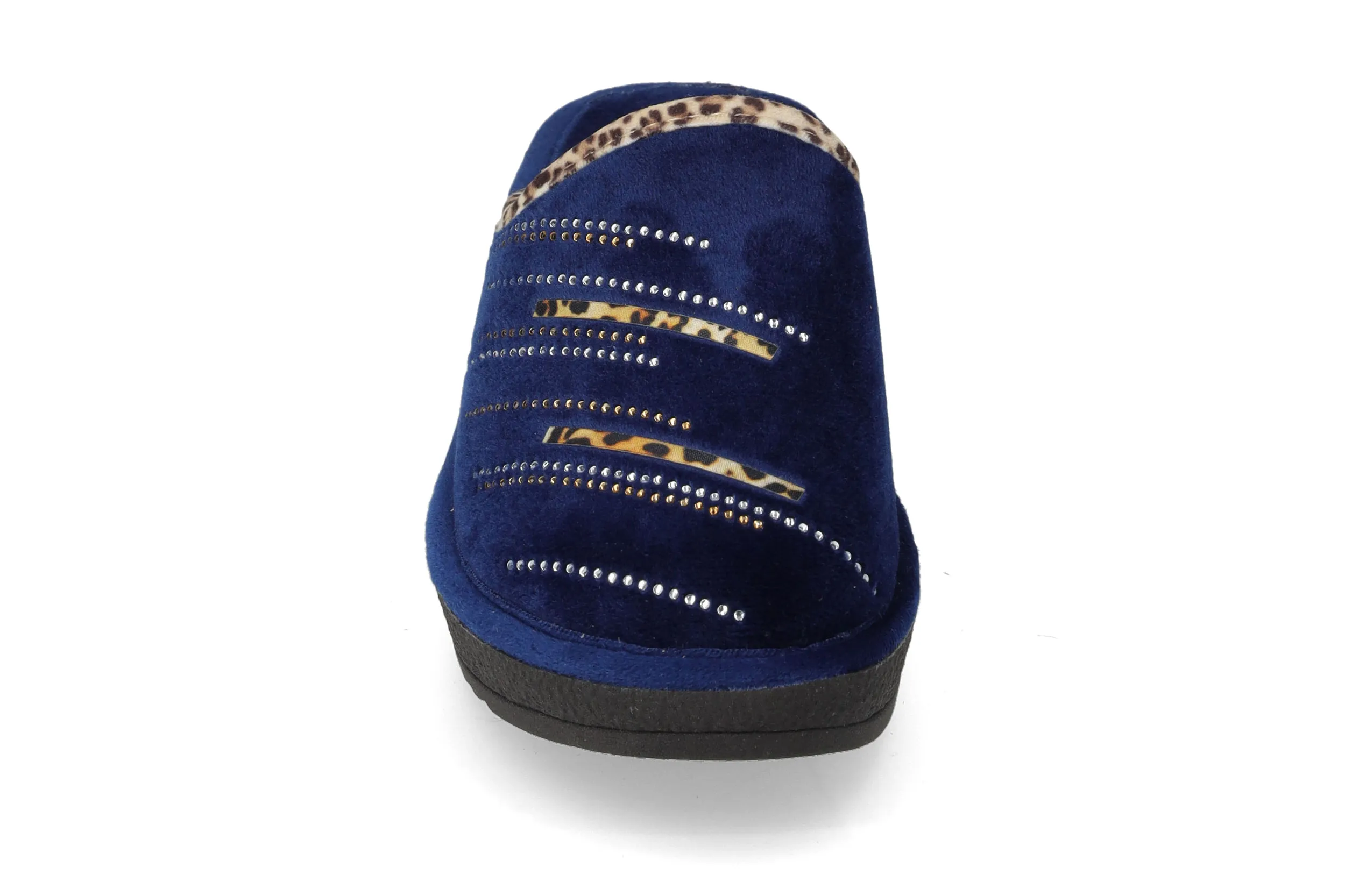 SCARPE PANTOFOLE CIABATTE DONNA VALLEVERDE 58251 BLU OR