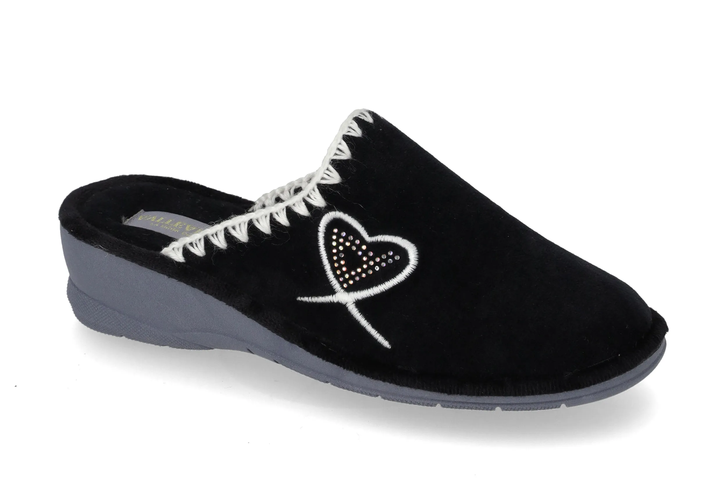 SCARPE PANTOFOLE CIABATTE DONNA VALLEVERDE 55127 NERO ORIGIN