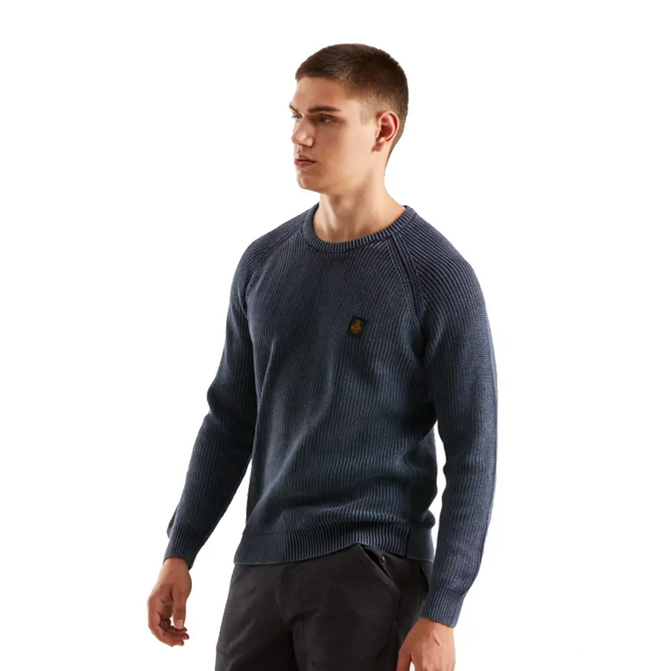 MAGLIA MAGLIONE UOMO REFRIGIWEAR MEREK M27100 C09001 BLU ORIGINALE AI 2026