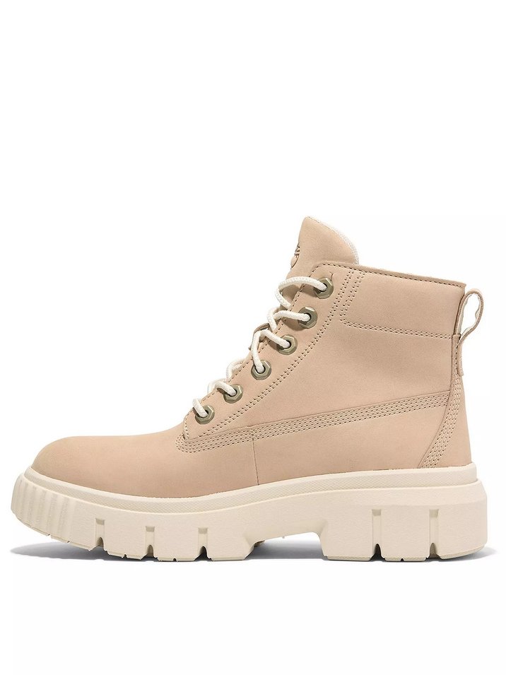 SCARPE STIVALI DONNA TIMBERLAND GREYFIELD TB 0A2FT6 PELLE BEIGE ORIGINAL AI 2026