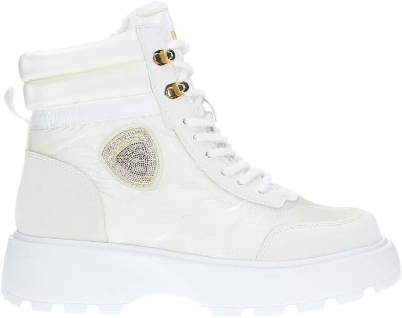 SCARPE STIVALI DONNA BLAUER F4BLANCA03 NYP BLANCA 02 BIANCO ORIGINALE AI 2026