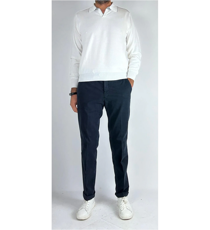 PANTALONE PANTALONI UOMO B700 B SETTECENTO MH700 2029 91 BLU ORIGINALE AI 2026