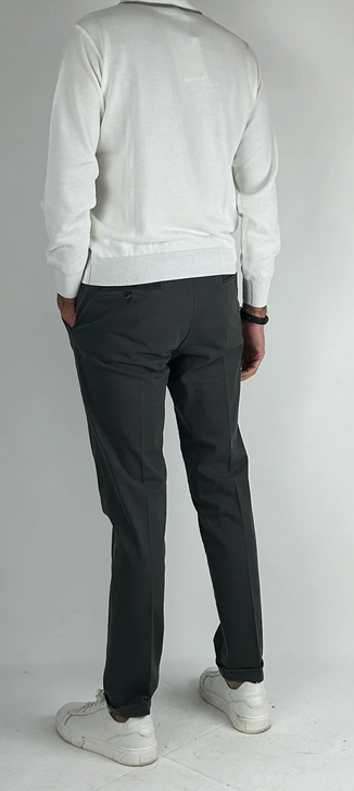 PANTALONE PANTALONI UOMO B700 B SETTECENTO MH712 2029 GRIGIO ORIGINALE AI 2026