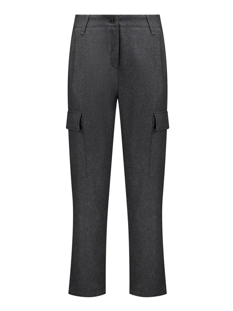 PANTALONE DONNA EMME MARELLA CANZONE 25251361422 004 GRIGIO 