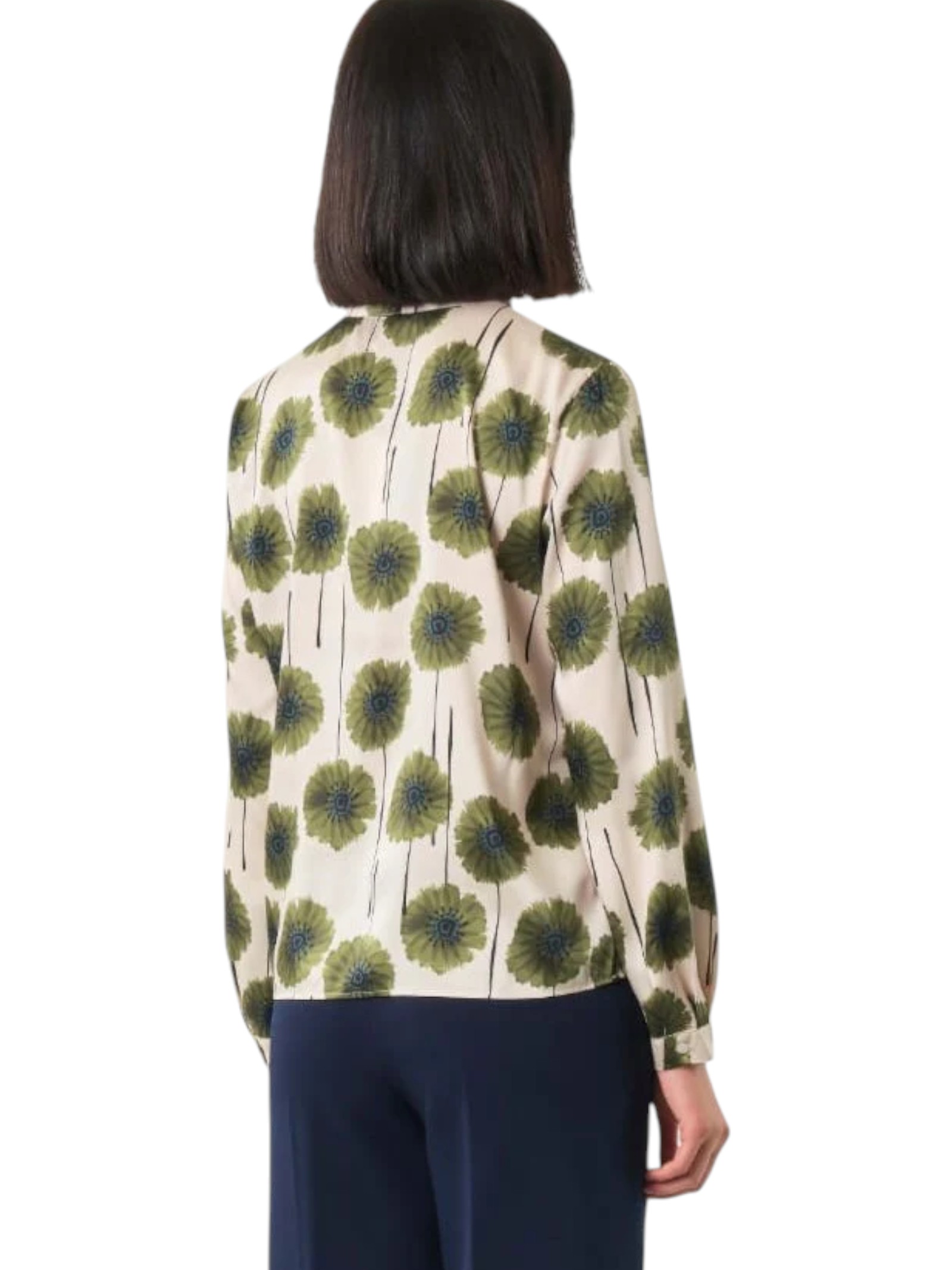 CAMICIA BLUSA DONNA EMME MARELLA FULVIA 25251161412 005 VERDE ORIGINALE AI 2026