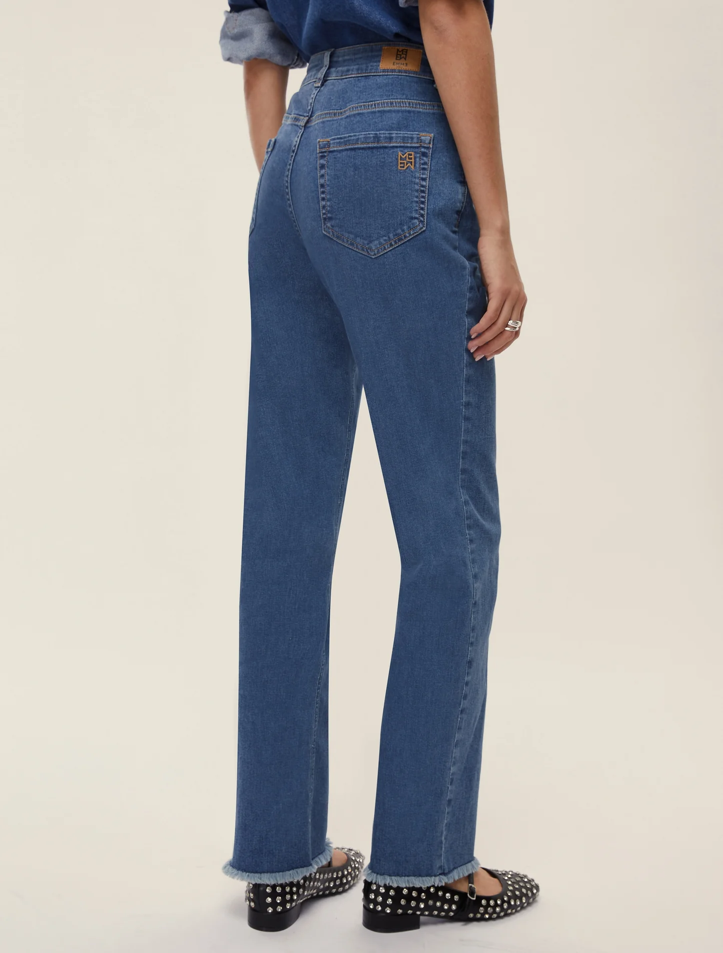 PANTALONE JEANS DONNA EMME MARELLA CYCAS 25251860512 003 BLU ORIGINALE AI 2026