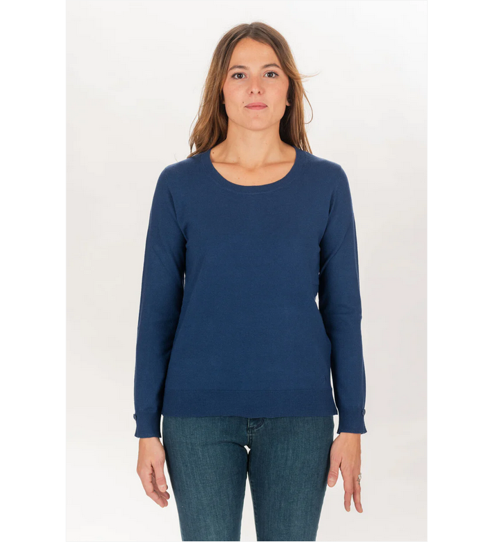 MAGLIA MAGLIONE DONNA DIANA GALLESI M201J004931N 24 BLU ORIGINALE AI 2026