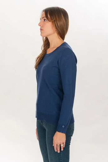 MAGLIA MAGLIONE DONNA DIANA GALLESI M201J004931N 24 BLU ORIGINALE AI 2026