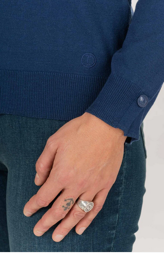 MAGLIA MAGLIONE DONNA DIANA GALLESI M201J004931N 24 BLU ORIGINALE AI 2026