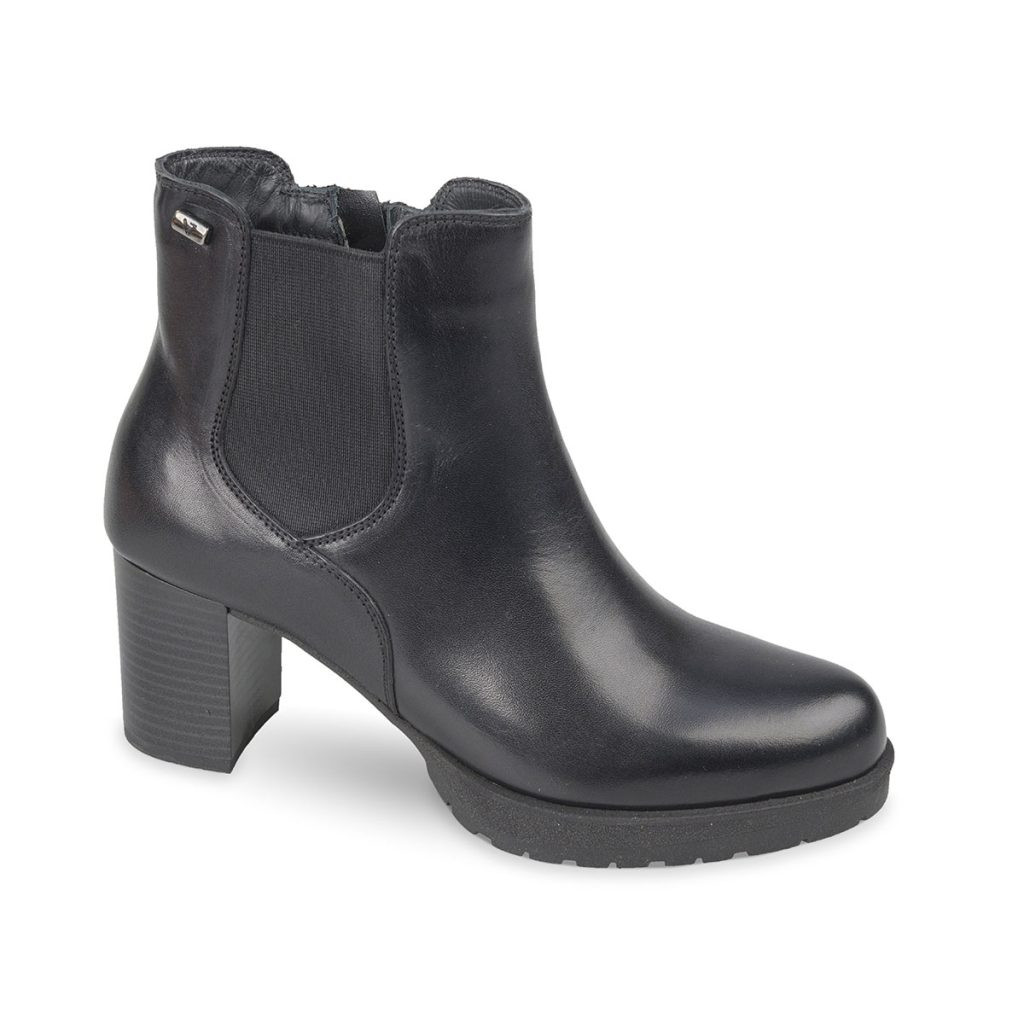 SCARPE TRONCHETTO DONNA VALLEVERDE 49360 PELLE NERO ORIGINALE AI 2026