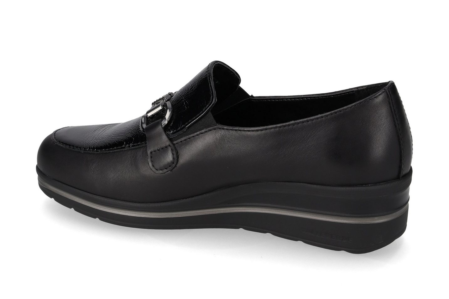 SCARPE MOCASSINO DONNA VALLEVERDE VD202MF PELLE NERO ORIGINALE AI 2026