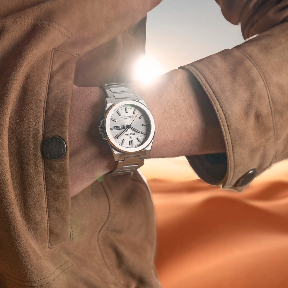 OROLOGIO QUARZO UOMO FESTINA F20073 1 40 TEMPO DATA ACCIAIO GRIGIO ORIGINAL 2026