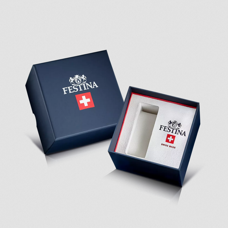 OROLOGIO QUARZO UOMO FESTINA F20073 1 40 TEMPO DATA ACCIAIO GRIGIO ORIGINAL 2026