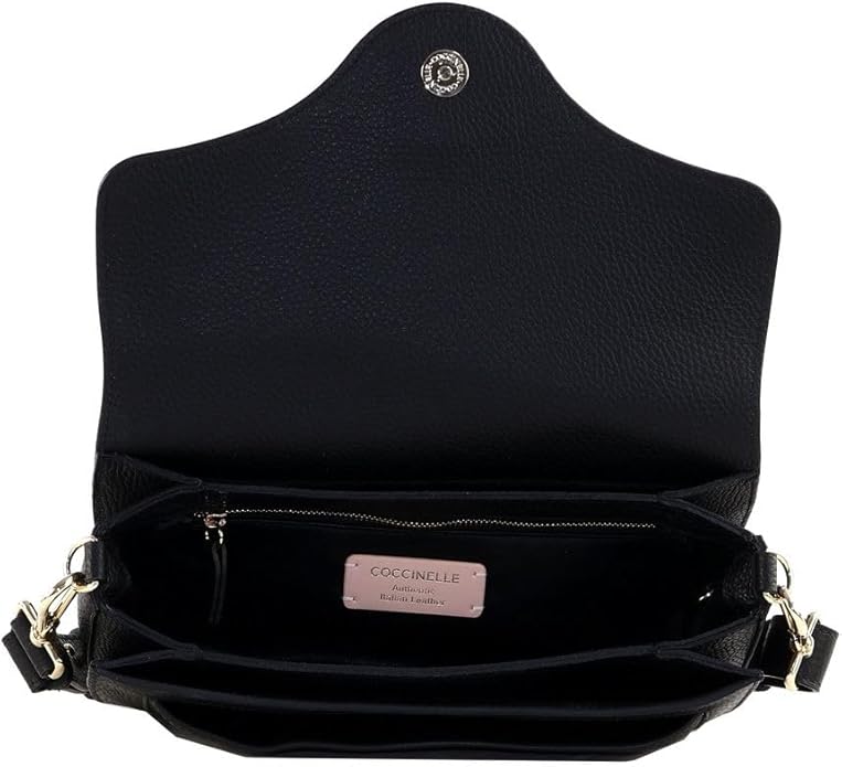 BORSA BORSE DONNA COCCINELLE C ME E1 SSL 12 03 01 PELLE NERO ORIGINALE AI 2026