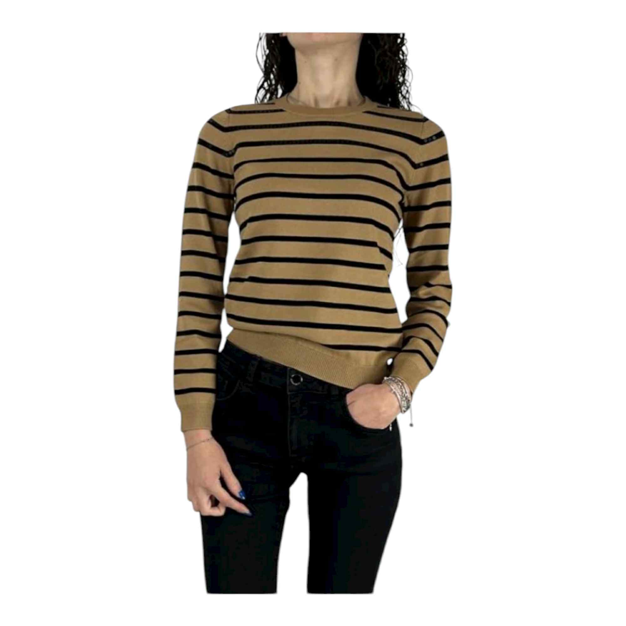 MAGLIA MAGLIONE DONNA EMME MARELLA ALAIN 2525366232 010 BEIGE ORIGINALE AI 2026