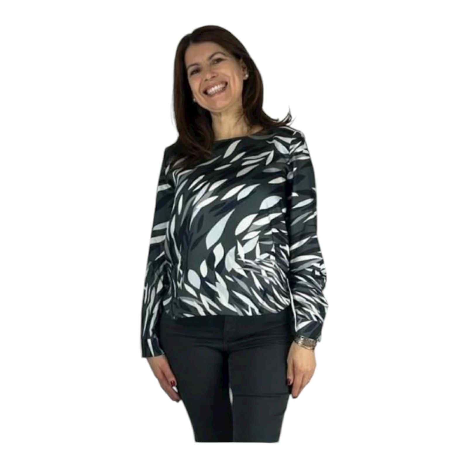 CAMICIA BLUSA DONNA EMME MARELLA ALBERO 1 25251161522 006 NERO ORIGINALE AI 2026