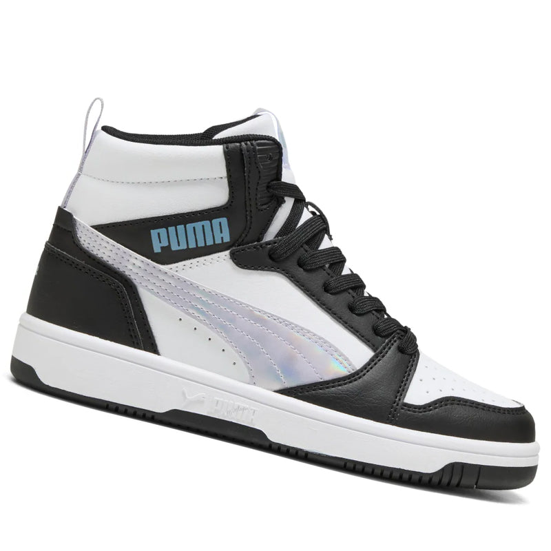 SCARPE SNEAKERS RAGAZZA PUMA REBOUND V6 402768 ECO PELLE 02 NERO ORIGINALE2026