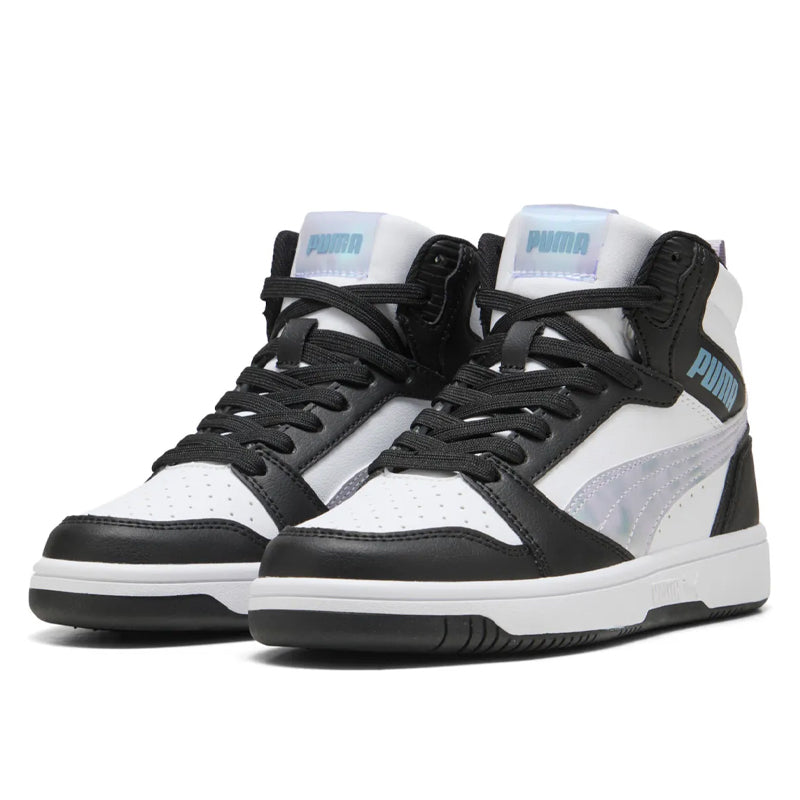 SCARPE SNEAKERS RAGAZZA PUMA REBOUND V6 402768 ECO PELLE 02 NERO ORIGINALE2026